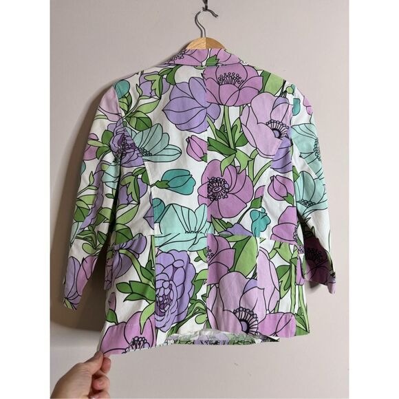 Ann Taylor spring floral corset and jacket sz 8 - Picture 5 of 7